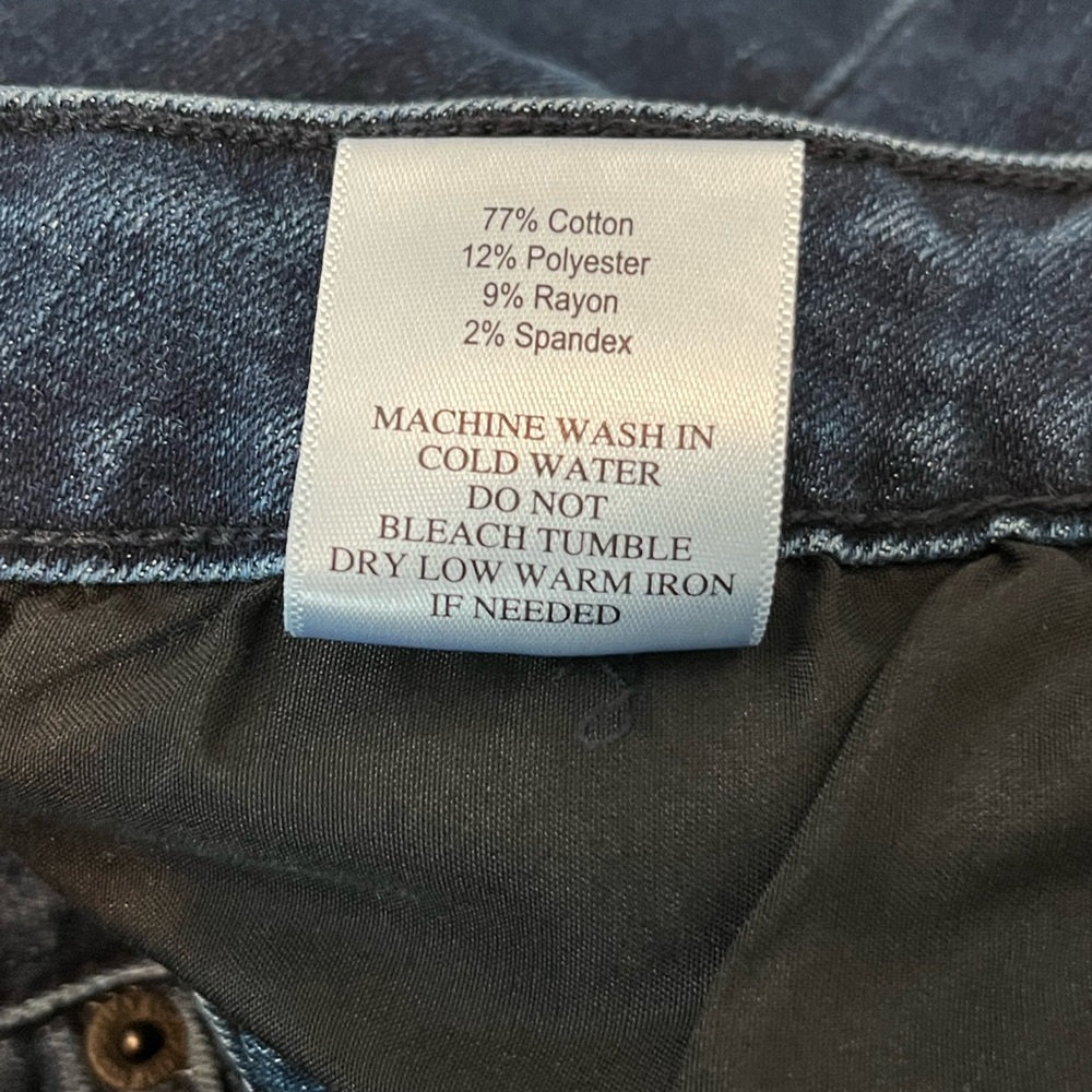 Just USA Dark Blue Flare Jeans - Picture 7 of 9